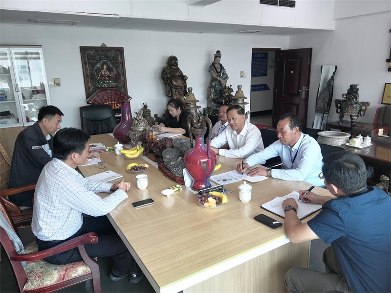 泉山区统战部长李建华一行来hth（中国）有限公司官网指导党建工作