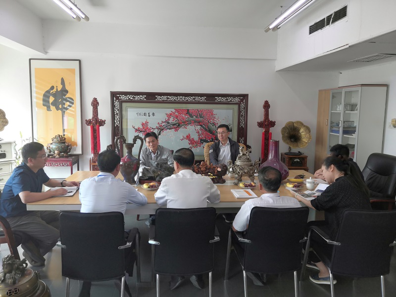 泉山区统战部长李建华一行来hth（中国）有限公司官网指导党建工作